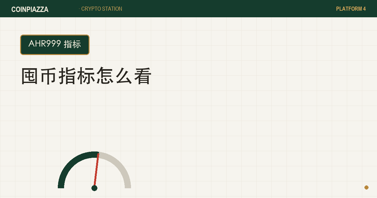 AHR999 囤币指标怎么看封面