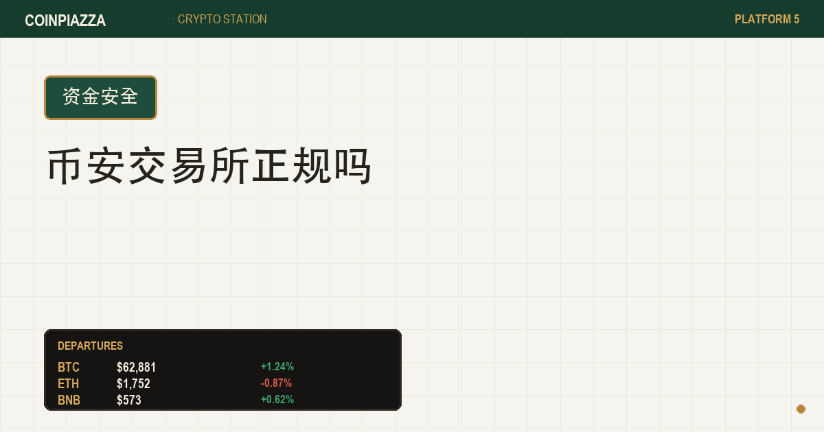 币安是否正规封面